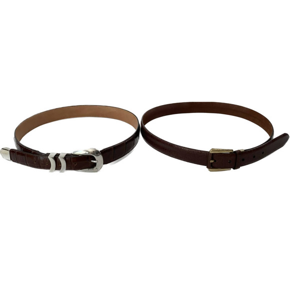 Brighton Other - 2 Men's Belts - Size 34-Brighton & Saks